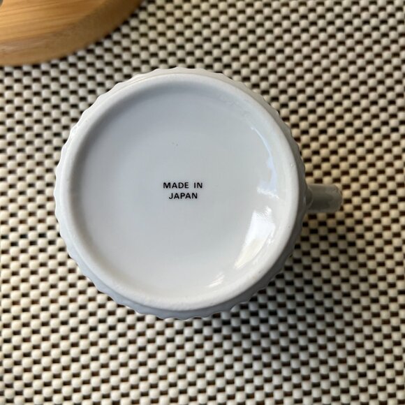 4 Mugs Fruit Pattern Made in Japan Golden Rim - Picture 13 of 14